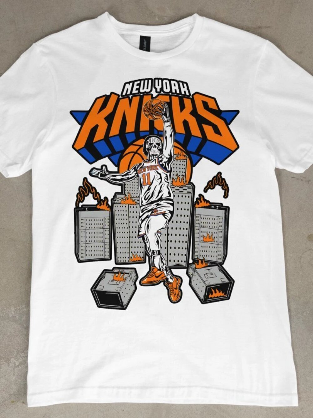 New York Knicks Graphic Tee Jalen Brunson Jersey T-Shirt